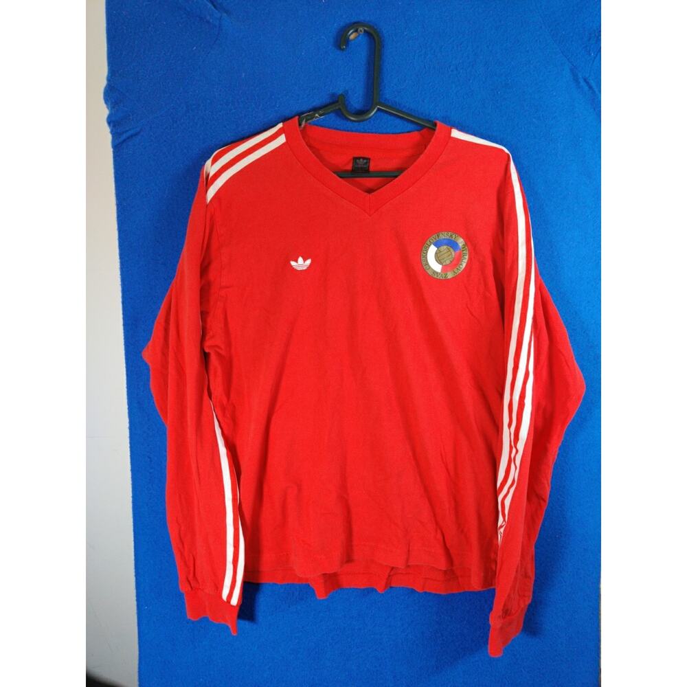 Adidas Originals Czechoslovakia Football Long Sleeve Shirt Men's SIze Large - Picture 12 of 16